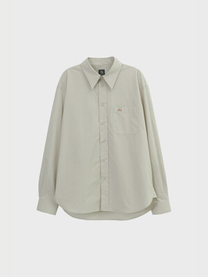 Embroidered D Shirts - Natural