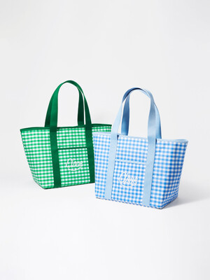 [24SS clove] Gingham Tote Bag (2color)