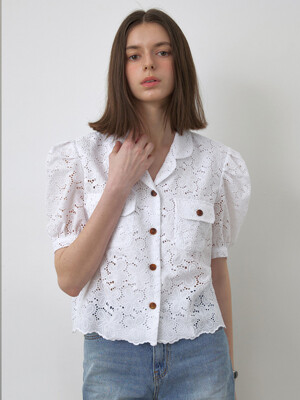 FRENCH LACE JACKET [IVORY]