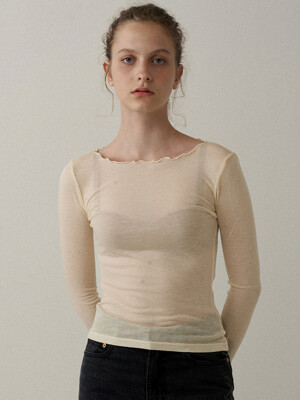 wool line t-shirt  (4colors)