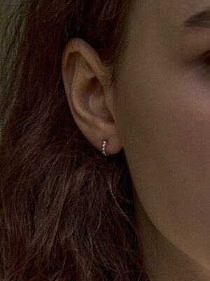 Silverball Ring Earrings GOLD SE301G