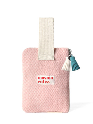 Strap pouch _ 포그니 Baby pink