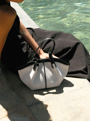 [단독]MINI SHELL BAG [BLACK - CANVAS]