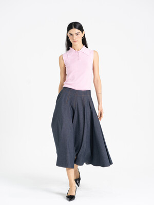 Denim feminine hill skirt - denim