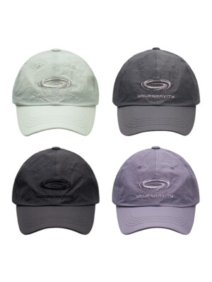 Gravity Hole Logo Nylon Ball Cap 4color