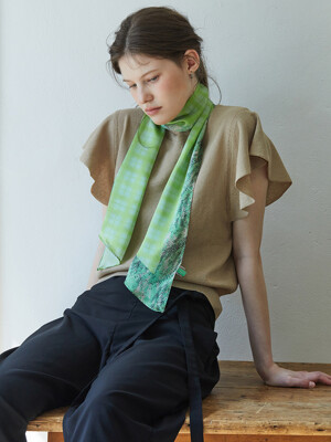 The Scent of Bom Long Petit Silk Scarf [PML-1420]