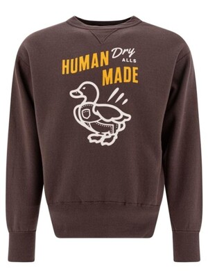 25SS 휴먼메이드 긴팔 티셔츠 HM29CS014BROWN DOM
