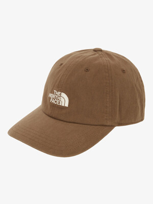 NE3CR51B TNF 로고 소프트 캡 BROWN