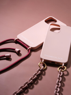 PowderPink Silicon Case+ Strap Set