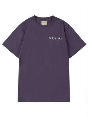 WILDWORKS LOGO T-SHIRT_Purple