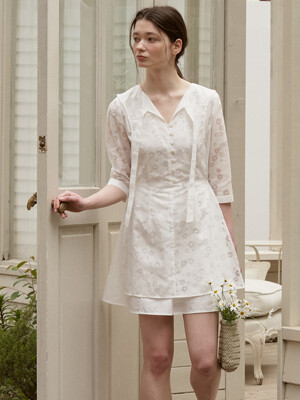 Sophie French Layered Dress (Wild Flower)