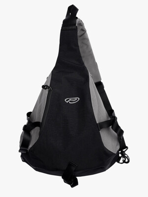 EX NYLON SLING BAG (BLACK)