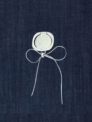 Loumoi ring tok _ Silver ribbon