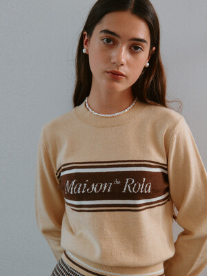 MAISON DE ROLA KNIT BEIGE