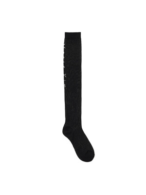 MATIN SILKET KNEE SOCKS IN BLACK