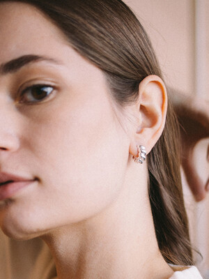 [925 Silver] Molly Earrings_2 Colors