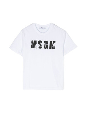 24SS 키즈 여성 로고 프린팅 티셔츠 S4MSJBTH205 001