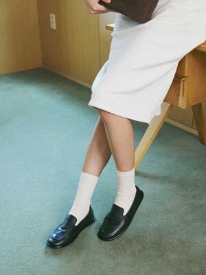[2차리오더] Welt Basic Loafers Black 웰트 베이직 로퍼 블랙