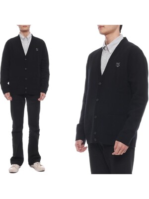 24FW 남성 볼드 폭스헤드 패치 울 가디건 (NM00506KT1006 P199 24F)