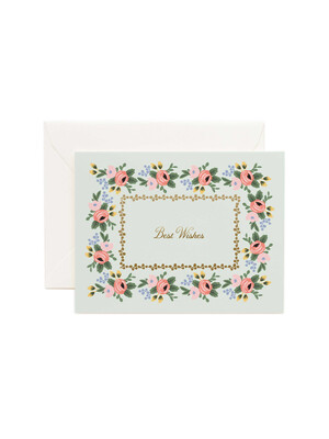 라이플페이퍼 Rosa Best Wishes Card 일상 카드
