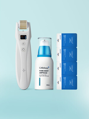 [피지 제거 모공 축소] 포어샷  MTS 세트(MTS+앰플30ml+카트리지4ea)
