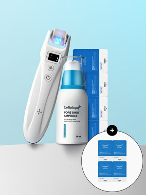 [카트리지 증정] 포어샷 MTS 세트(MTS+앰플30ml+카트리지4ea) 피지 제거 모공 축소