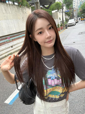 핫썸머 아트웍 슬럽 티셔츠 NEW5ME634_9E