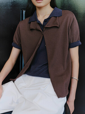 CARO KNIT CARDIGAN (2 COLORS)