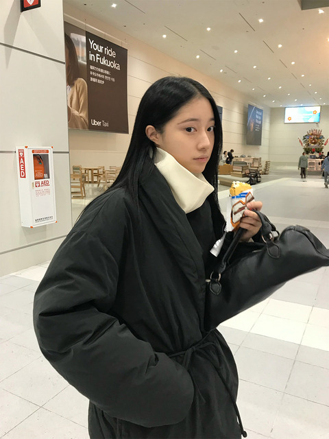 르셉템버 [W컨셉 단독][연주 PICK] 26 SHAWL COLLAR GOOSE DOWN JACKET [BLACK]