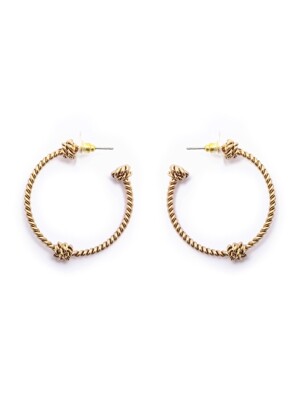 knot ring earrings