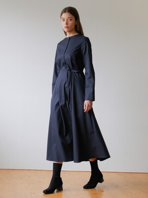 MELIA MAXI DRESS - NAVY