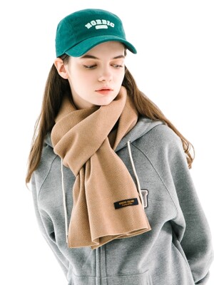 Herringbone Muffler - Camel