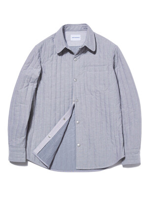 QUILTED SHIRTS GREY