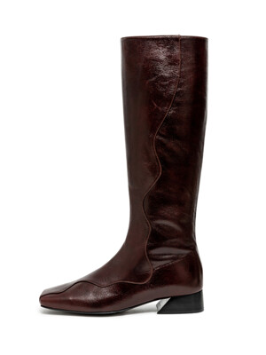 mare long boots - brown