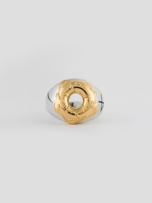 DONUT RNG SILVER925(18K GOLD PLATED)