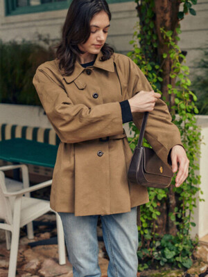 Half Trench Coat_2color