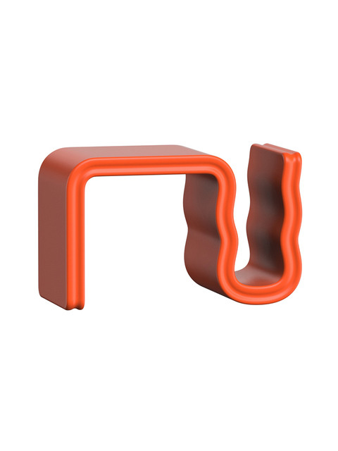 가구/수납 - 커넥토리얼 (connectorial) - [배송 4-6주 소요] Wave Side Table (Orange)