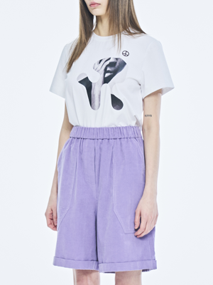 LYUBA HALF PANTS, VIOLET