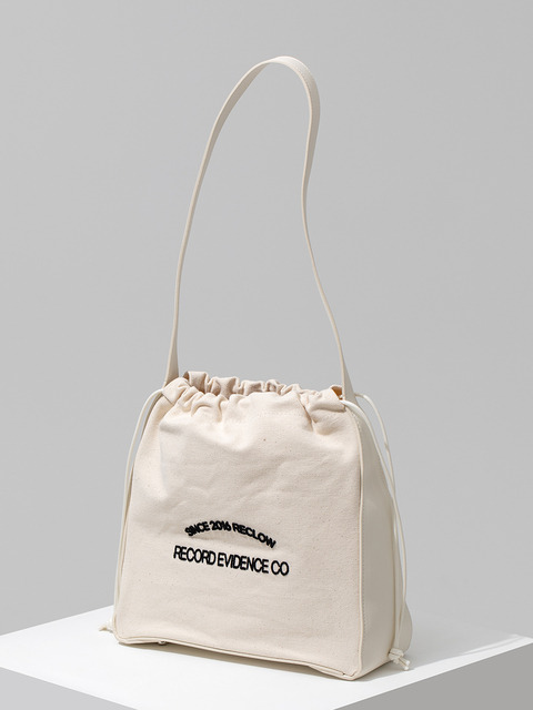 에코/캔버스백,크로스백 - 리끌로우 (RECLOW) - RECLOW RECORD BAG WHITE