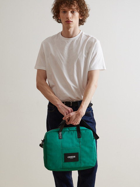 크로스백,숄더백 - 씨네드 (CINEDE) - Paulin Laptop Bag - REAL GREEN