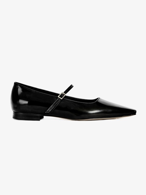 플랫슈즈 - 누트 (Neute) - 15mm Iris Pointed-Toe Flat shoes (Black)