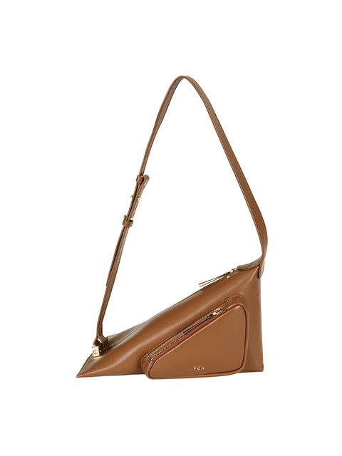 숄더백 - 와이씨에이치 (YCH) - YCH TRIANGLE SHOULDER BAG (BROWN)