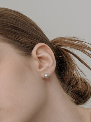 [Silver925] WE019 Crystal pearl earring