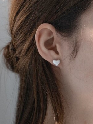 [Silver 925] Glowing Heart Earrings SE201