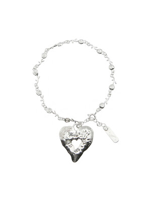 [silver925] vine heart bracelet