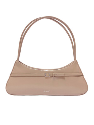 미니버클 스몰 바게트백 Mini Buckle Small Baguette - Latte Beige