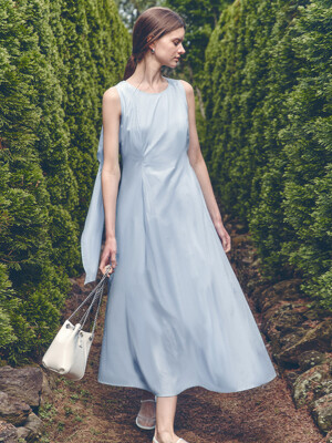 Back-Tie Sleeveless Dress SW4MO714_2color