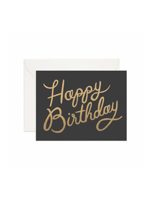 라이플페이퍼 Shimmering Birthday Card 생일 카드