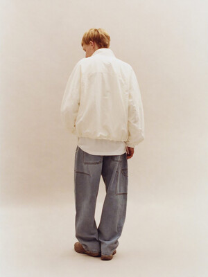 Oval Wide Work Denim  Blue (MS4721A08P)