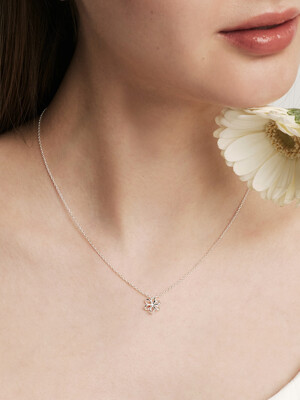 [sv925] dandelion pendant necklace